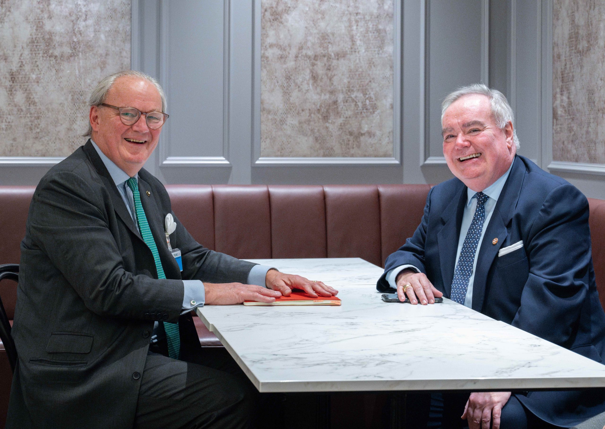 Ambassador meets Grand Master Fra’ John T. Dunlop in Vienna