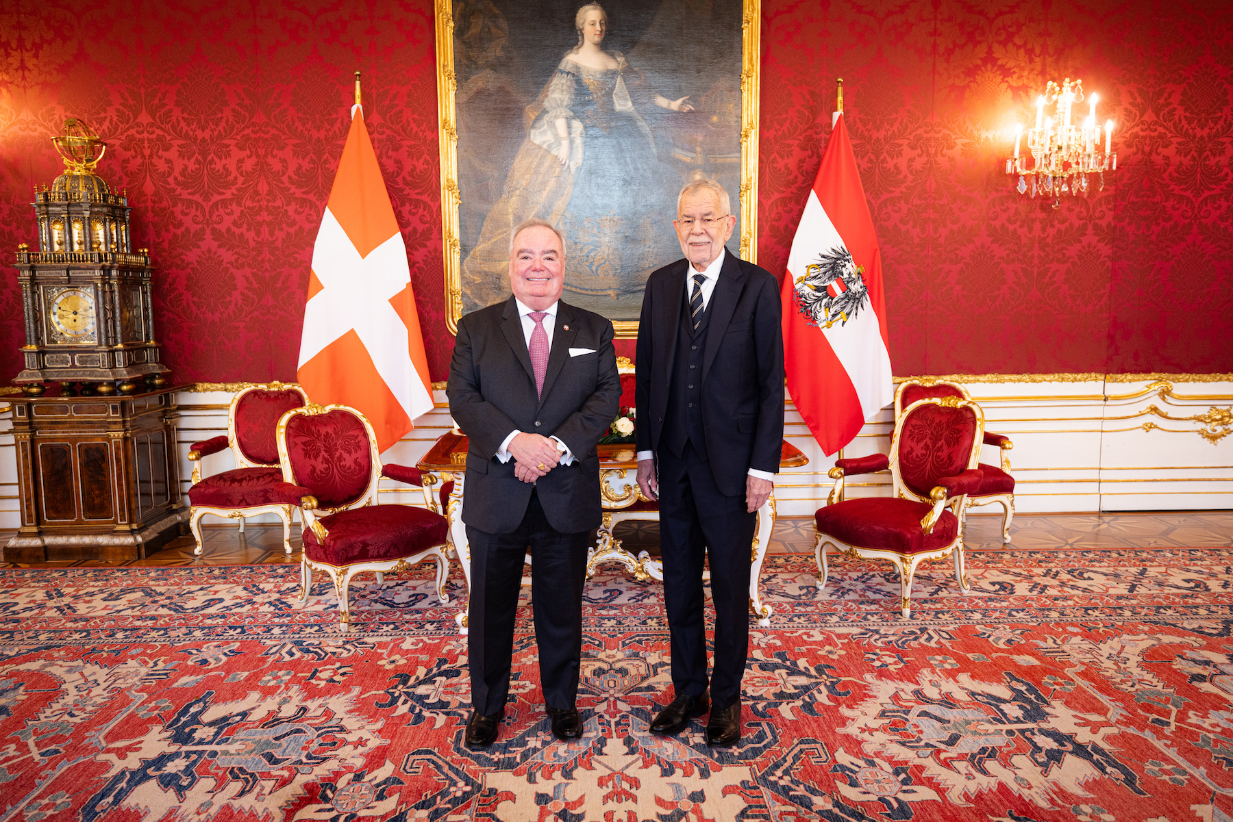Offizieller Besuch des Großmeisters des Souveränen Malteserordens bei der Republik Österreich